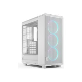 FRACTAL DESIGN Epoch White TG RGB Clear