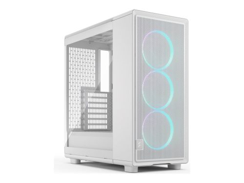 FRACTAL DESIGN Epoch White TG RGB Clear