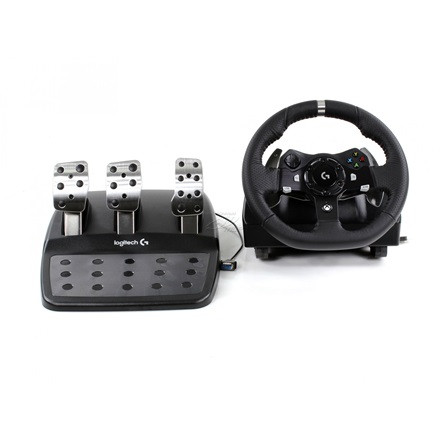 Logitech G920 Driving Force Racing Wheel USB-A kormány játékvezérlő fekete
