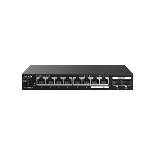 Tenda Switch - TEM2010X (8x 2,5Gbps + 2x 10Gbps SFP)