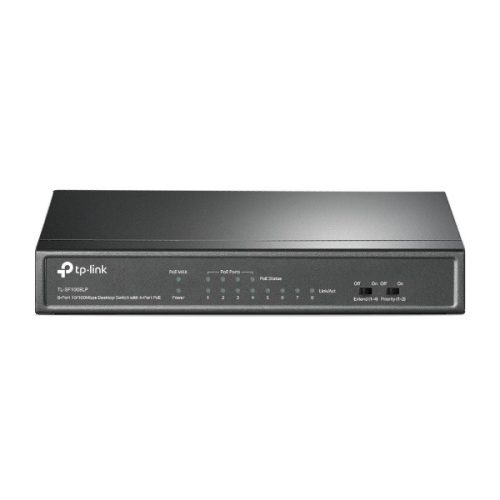 TP-Link Switch  PoE - TL-SF1008LP (8port 100Mbps; 8/4 af PoE port, 41W)