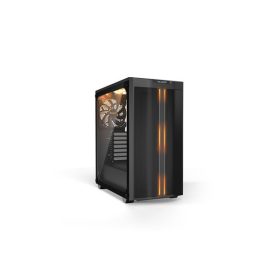   Be Quiet! Számítógépház - Pure Base 500DX Black (ATX, edzett üveg oldallap, fekete)