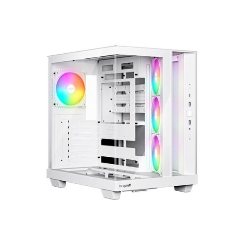Be Quiet! Számítógépház - LIGHT BASE 500 LX White (ATX, edzett üveg oldallap, fehér)