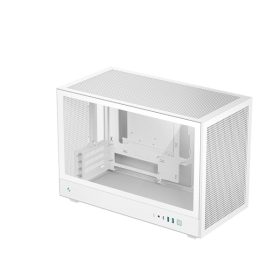   DeepCool Számítógépház - CH260 WH (fekete, Mini-ITX/Micro ATX (BTF), 2xUSB3.0, Type-C, fehér)