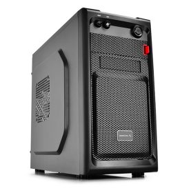   DeepCool Számítógépház - SMARTER (fekete, fekete belső, mATX, 1xUSB3.0, 1xUSB2.0)