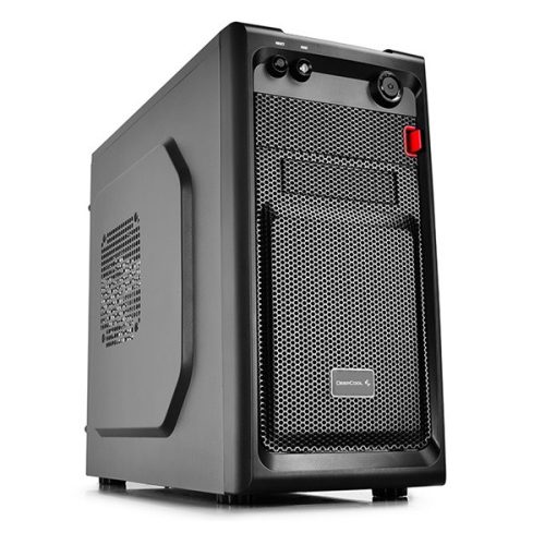 DeepCool Számítógépház - SMARTER (fekete, fekete belső, mATX, 1xUSB3.0, 1xUSB2.0)