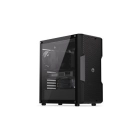   Endorfy Számítógépház - Regnum 400 Air (ATX /micro ATX/ITX, 2xUSB3.0, 4x12cm ventilátor, ablakos, fekete)