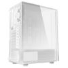 Spirit of Gamer Számítógépház - CLONE 3 White (fekete, ablakos, 2x12cm ventilátor, alsó táp,  ATX, 1xUSB3.0, 2xUSB2.0)