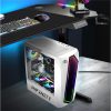 Spirit of Gamer Számítógépház - INFINITY White (fekete, ablakos, 2x12cm ventilátor, alsó táp,  ATX, 1xUSB3.0, 2xUSB2.0)