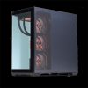 Spirit of Gamer Számítógépház - SPARK Black (fekete, ablakos, 6x12cm ventilátor, alsó táp,  ATX, 2xUSB3.0, 1xUSB-C)