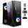 Spirit of Gamer Számítógépház - Rogue V RGB (fekete, ablakos, 2x12cm ventilátor, alsó táp,  ATX, 1xUSB3.0, 2xUSB2.0)