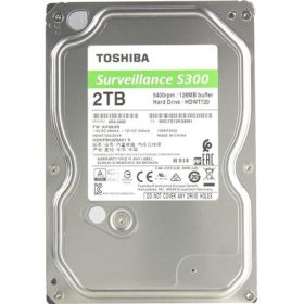   Toshiba S300 Surveillance 2TB 5400rpm 128MB SATA3 3,5" HDD OEM