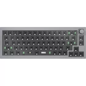   Keychron Q2 Swappable RGB Backlight Knob USB gaming billentyűzet barebone szürke