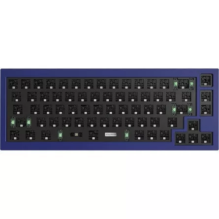 Keychron Q2 Swappable RGB Backlight USB gaming billentyűzet barebone kék