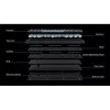 Keychron Q4 Swappable RGB Backlight Knob ISO USB gaming billentyűzet barebone kék