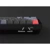Keychron Q4 Swappable RGB Backlight Knob ISO USB gaming billentyűzet barebone kék