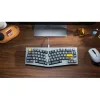 Keychron Q8 Swappable RGB Backlight Knob ISO USB gaming billentyűzet barebone szürke