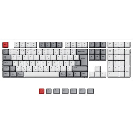 Keychron Q3 & Q4 & Q6 & K8 magyar billentyűkészlet Retro