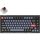 Keychron V1 RGB Frosted Black Knob USB angol gaming Hot-swap K Pro Brown mechanikus billentyűzet fekete (Bontott!)