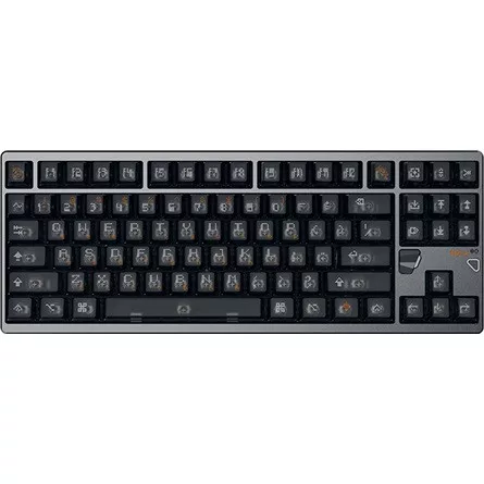 ATK Hex80 TKL USB angol gaming Owlab Ti magnetic mechanikus billentyűzet sötétszürke (Bontott!)