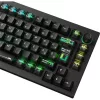 Keychron Lemokey L5 HE USB magyar gaming Lemokey Lime Magnetic mechanikus billentyűzet fekete (Bontott!)