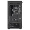 Rampage Számítógépház - VEGA V2 (fekete; üveg; mATX; alsó táp; 4x120mm RGB, 1xUSB3.0 + 2xUSB2.0)