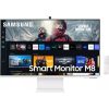 Samsung M8 M80C 32" VA LED smart monitor fehér (USB-C: 65W) (Sérült csomagolás, bontott!)