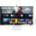 Samsung M8 M80C 32" VA LED smart monitor fehér (USB-C: 65W) (Sérült csomagolás, bontott!)