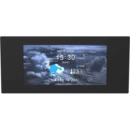 Thermaltake View 600 TG 6" LCD kijelző fekete
