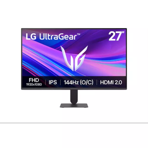 LG Monitor 27" Gamer - 27G411A-B (IPS; 16:9; 1920x1080; 120Hz; 5ms; 250cd; HDMI; DP; FreeSync; G-sync; HDR10)