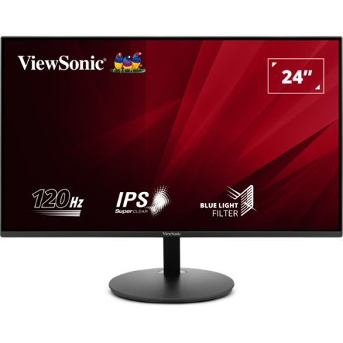 ViewSonic Monitor 23,8" - VA24E1-H  (IPS, 16:9, 1920x1080, 120Hz, 1ms, 250cd/m2, D-sub, HDMI, VESA)