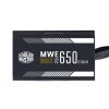 Cooler Master 650W - MWE Bronze V2/230V - MPE-6501-ACABW-BEU - 80+ Bronze - ATX 12V V2.52 -  Fekete Tápegység