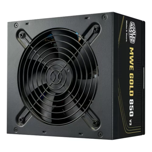 Cooler Master 850W - MWE Gold 850 V3 NM - MPE-8506-ACAG-BEU - 80+ Gold ATX3.1 - Fekete Tápegység