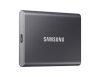 SAMSUNG SSD Külső, 1TB, T7, Titán Szürke, USB 3.2