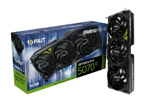Palit NVIDIA RTX 5070 Ti GamingPro-S 16GB GDDR7 videokártya