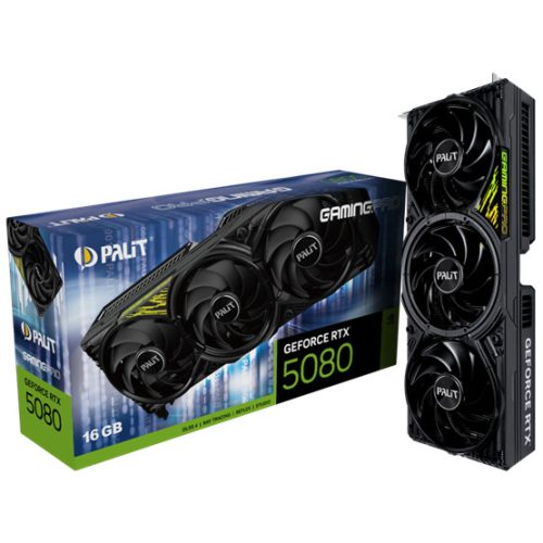 PALIT NVIDIA RTX5080 GamingPro V1 16GB GDDR7 - NE75080019T2-GB2031Y