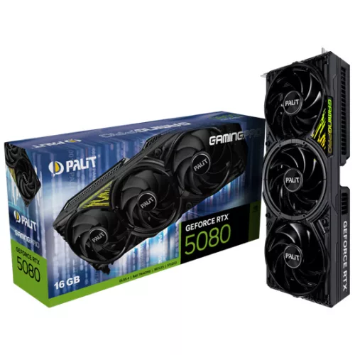 PALIT NVIDIA RTX5080 GamingPro V1 16GB GDDR7 - NE75080019T2-GB2031Y