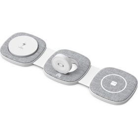   Boost YM-T1 3 -n-1 15W univerzális vezeték nélküli töltő adapter szürke