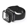 Belkin SCREENFORCE TemperedCurve 2 in 1 AM Screen Protector - Series 4-9/SE - 40/41mm - Black