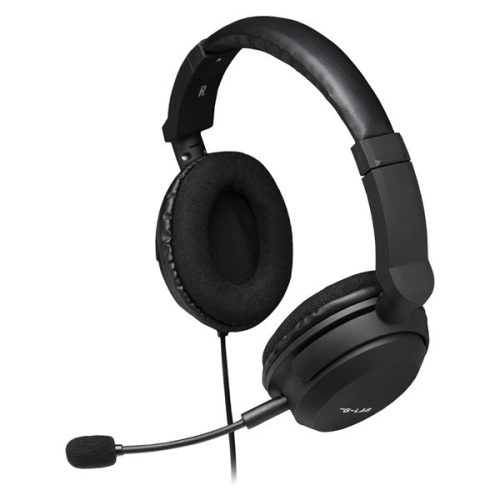 The G-Lab Fejhallgató - KORP CARBON (mikrofon, 3,5mm Jack, hangerőszabályzó, nagy-párnás, fehér)