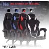 The G-Lab Gamer szék - KS NEON BLACK (fekete; állítható magasság; áll. kartámasz)