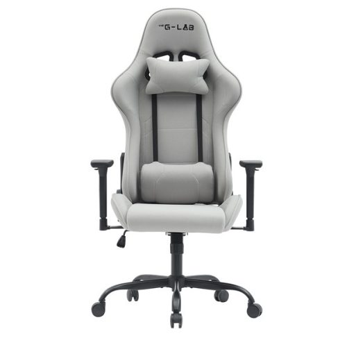 The G-Lab Gamer szék - KS PLATINIUM GREY (fekete; állítható magasság; áll. kartámasz)