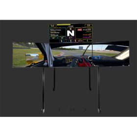   Next Level Racing Szimulátor kijelző állvány - Freestanding Complete Quad Monitor Stand - Black Edition
