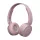 Snopy Fejhallgató Vezeték Nélküli - SN-XBK33 BATTY Pink (Bluetooth/AUX/TF Card, hang.szab., mikrofon, rózsaszín)