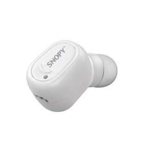   Snopy Fülhallgató Vezeték Nélküli - SN-BT155 White (Bluetooth v4.0, mikrofon, fehér, 1 fülhallgató!)