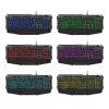 Sharkoon Billentyűzet - Skiller SGK4 (USB, RGB, csuklótámasz, multimédia, 1,8m, fekete, angol)