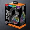 Spirit of Gamer Fejhallgató - ELITE H40 Black (MultiPlatform, RGB, 3.5mm Jack, mikrofon, hangerőszabályzó, nagy-párnás)