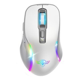   Spirit of Gamer Egér Vezeték nélküli  - ELITE-M50 White (Optikai, 8000DPI, 1000Hz, 6 programozható gomb, RGB, fehér)