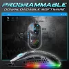 Spirit of Gamer Egér - S-PM4 RGB (Optikai, 12800DPI, 6 gomb, harisnyázott kábel, fekete)