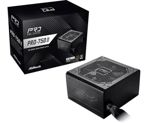ASRock PRO-750B 850W 80 PLUS BRONZE tápegység